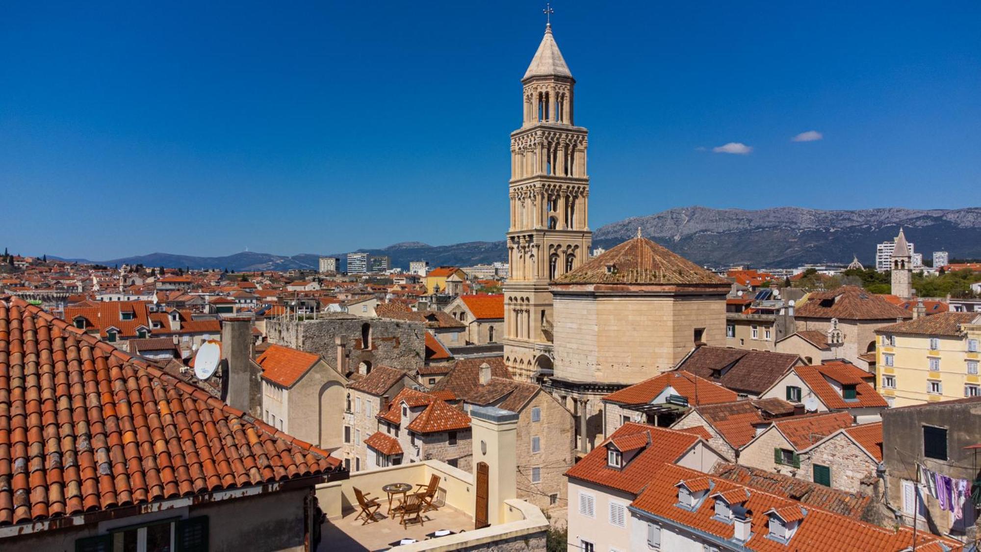 Terazza Grande In Diocletian Tower Apartman Split Kültér fotó