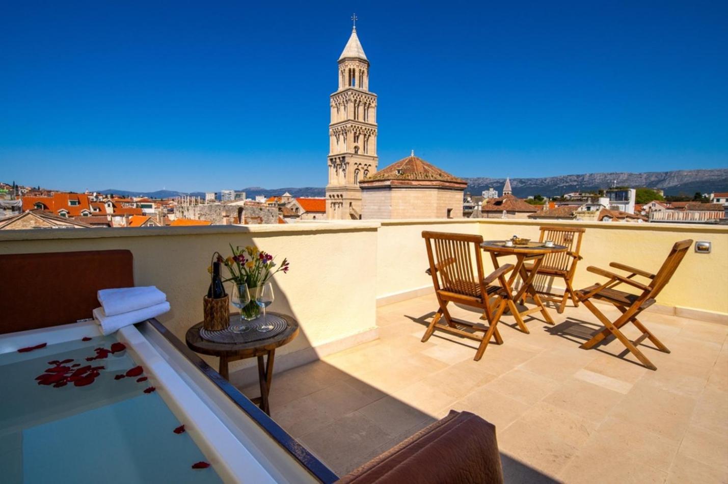 Terazza Grande In Diocletian Tower Apartman Split Kültér fotó