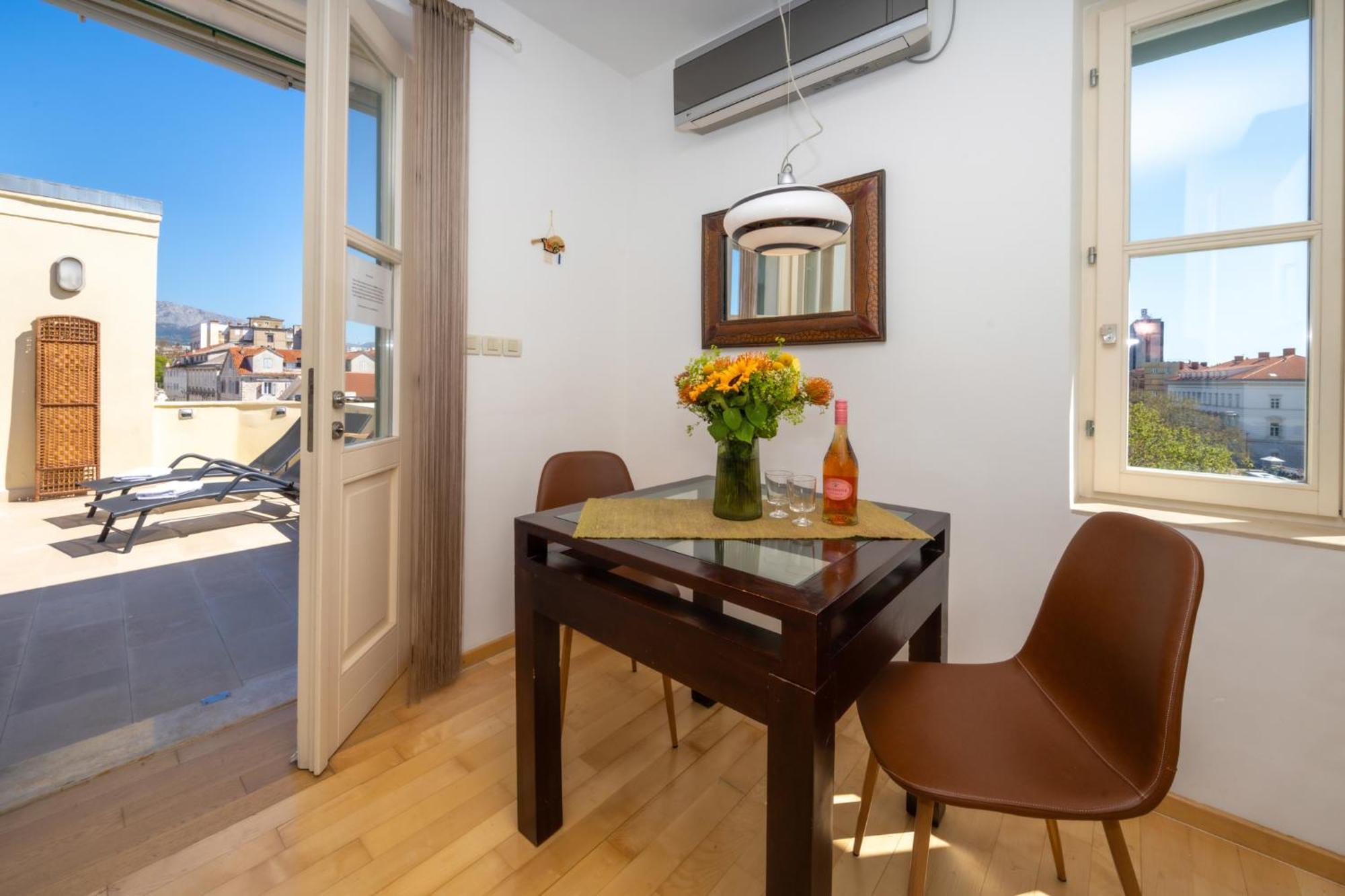 Terazza Grande In Diocletian Tower Apartman Split Kültér fotó