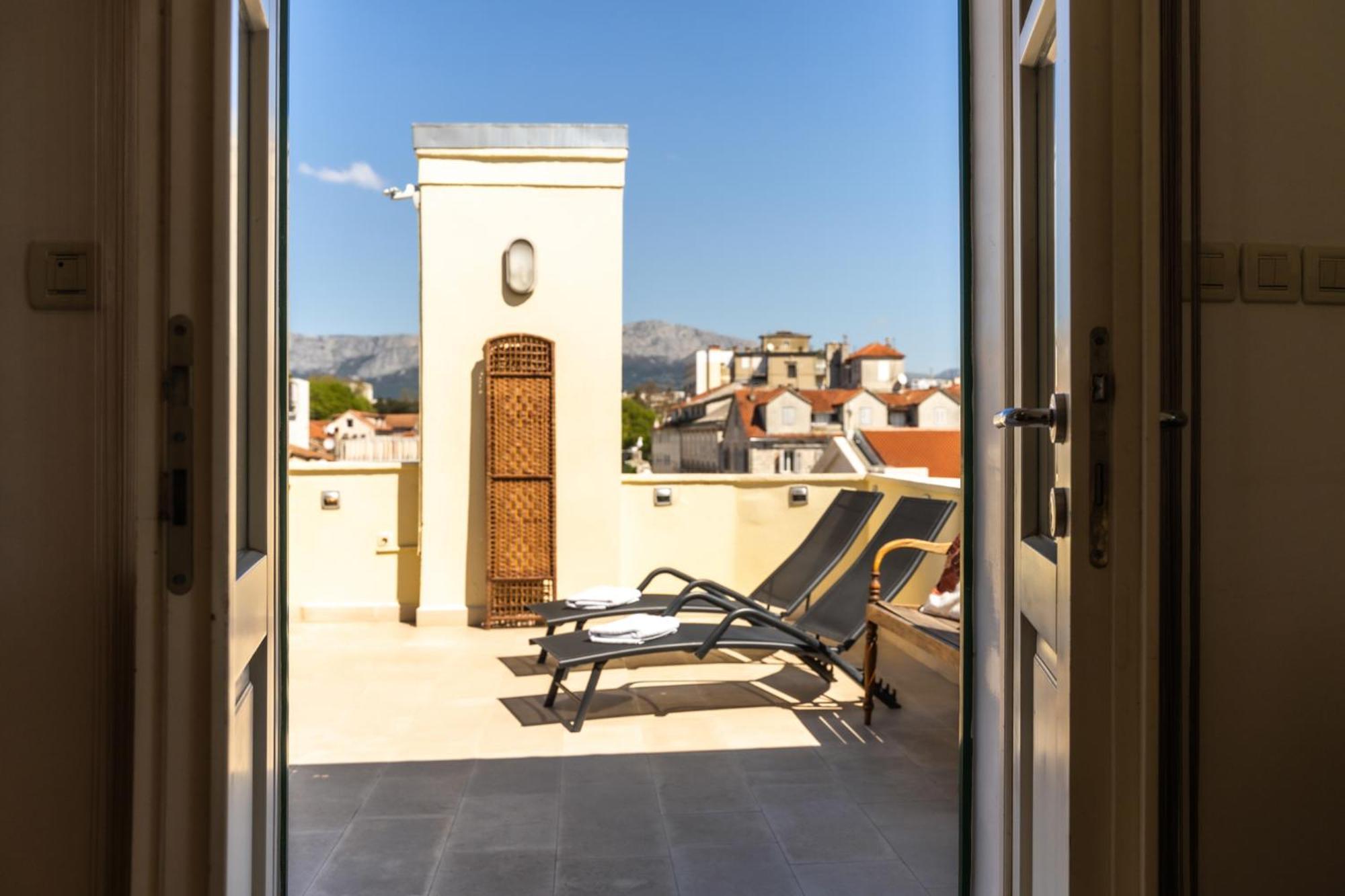 Terazza Grande In Diocletian Tower Apartman Split Kültér fotó