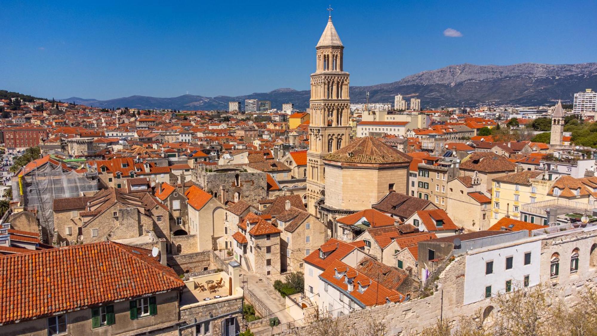 Terazza Grande In Diocletian Tower Apartman Split Kültér fotó