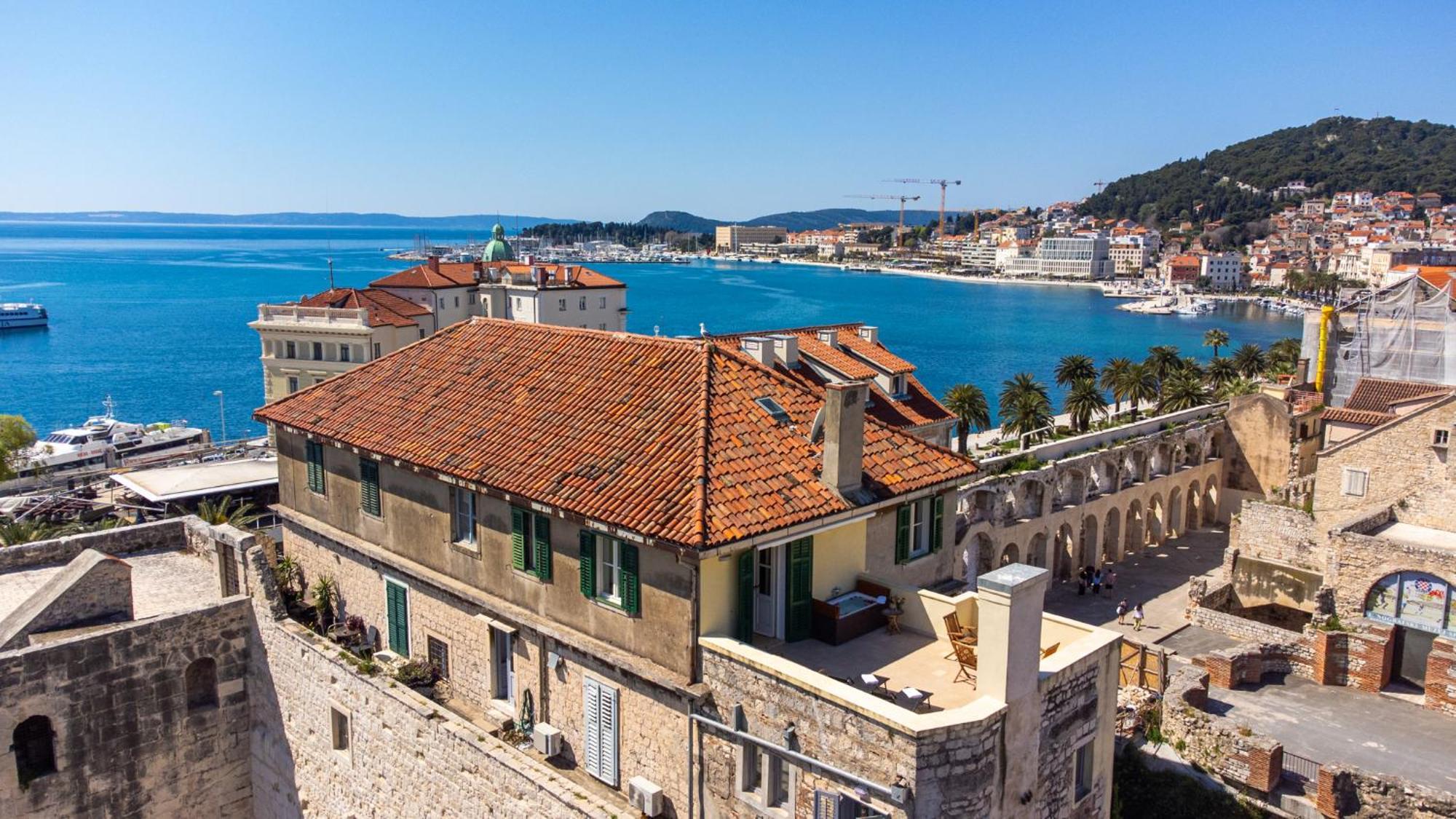 Terazza Grande In Diocletian Tower Apartman Split Kültér fotó