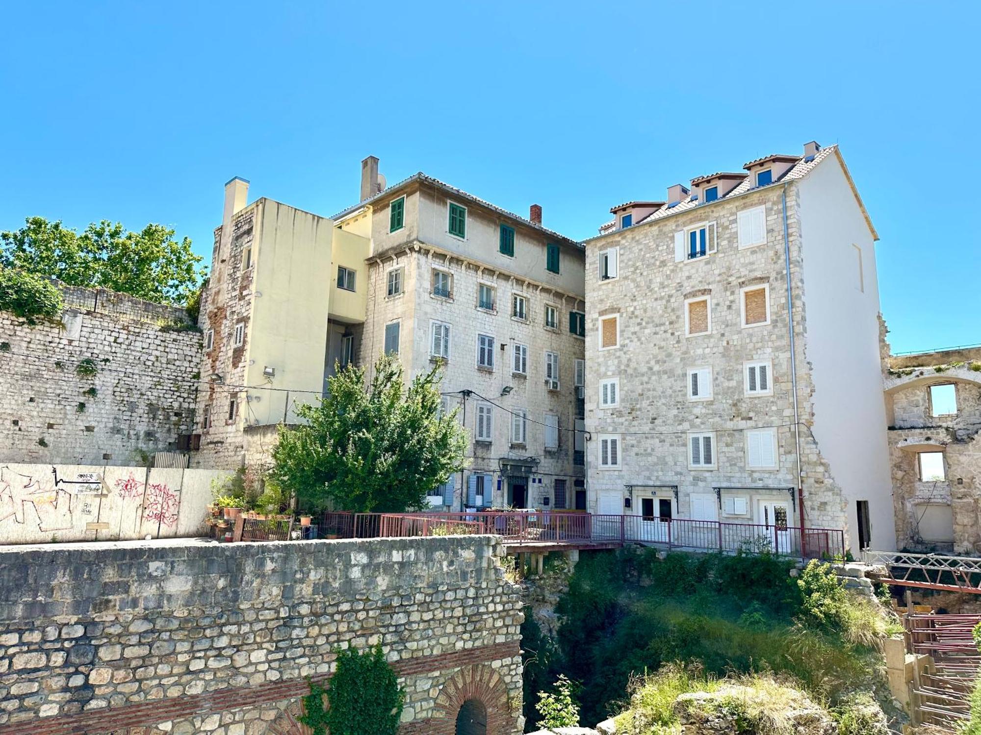 Terazza Grande In Diocletian Tower Apartman Split Kültér fotó