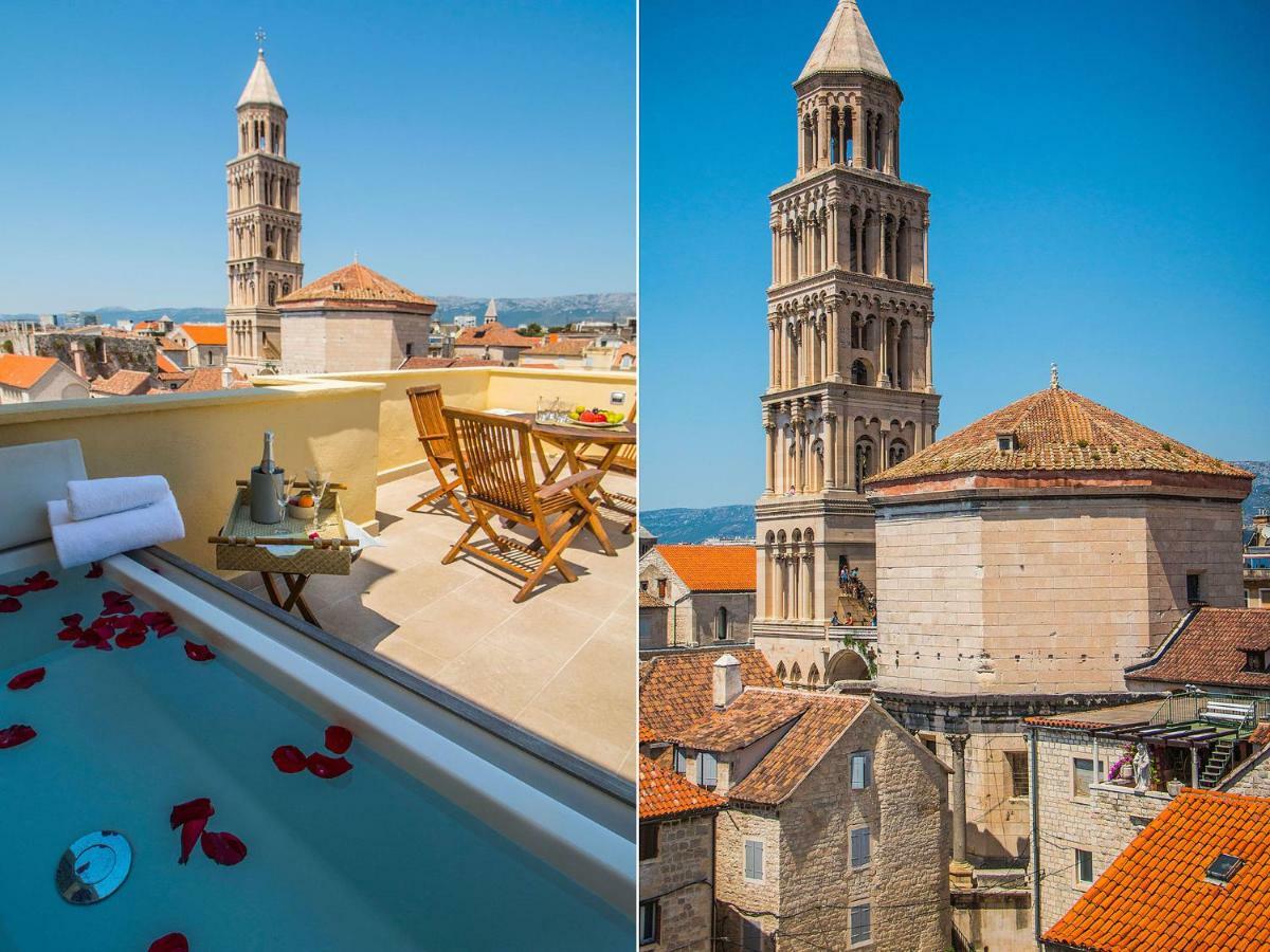 Terazza Grande In Diocletian Tower Apartman Split Kültér fotó